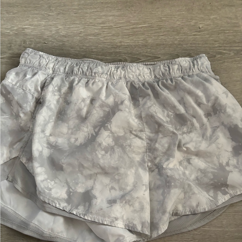 Women's Gray Tie-Dye Shorts